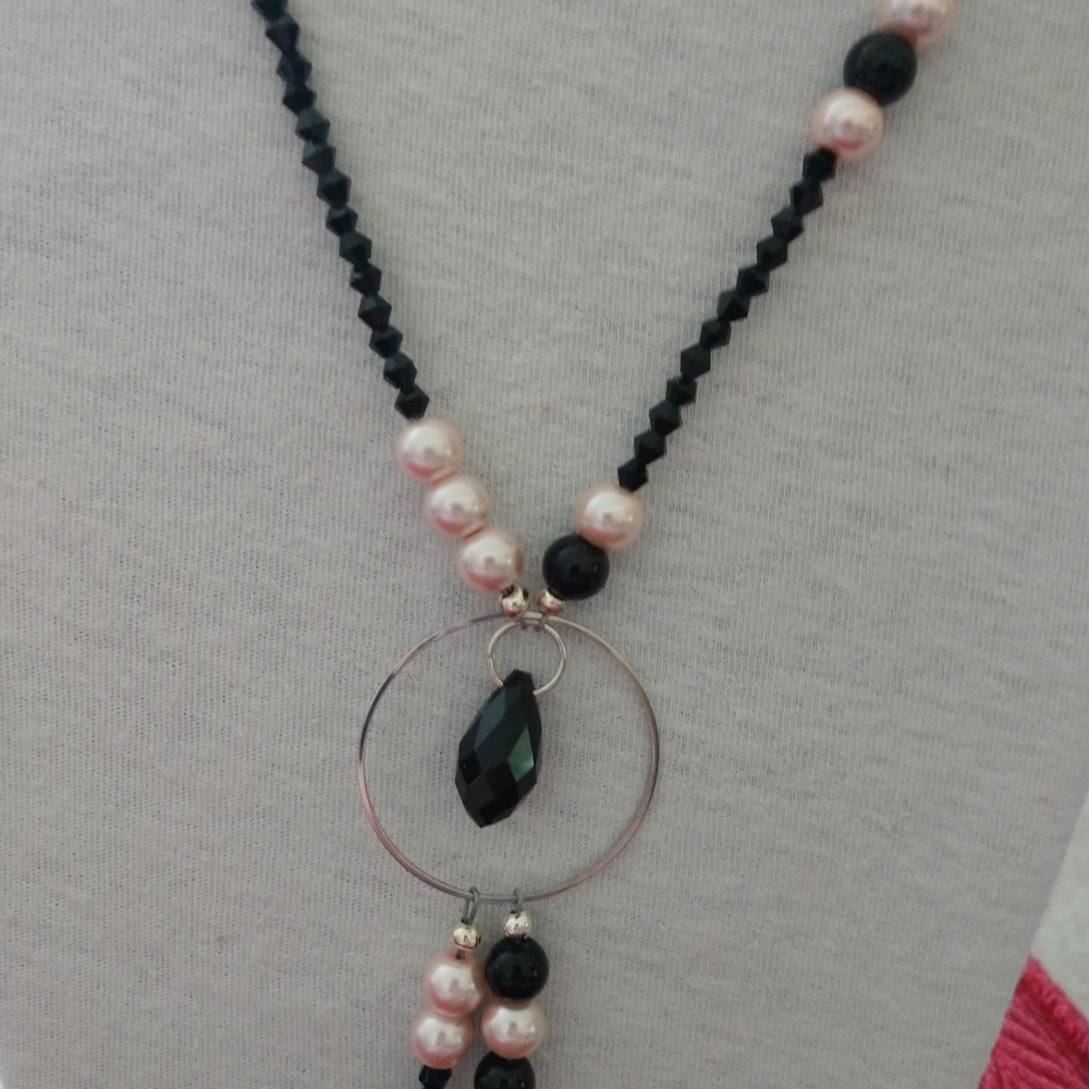 NECKLACE HANDMADE NEW 38" - Picture 3 of 5